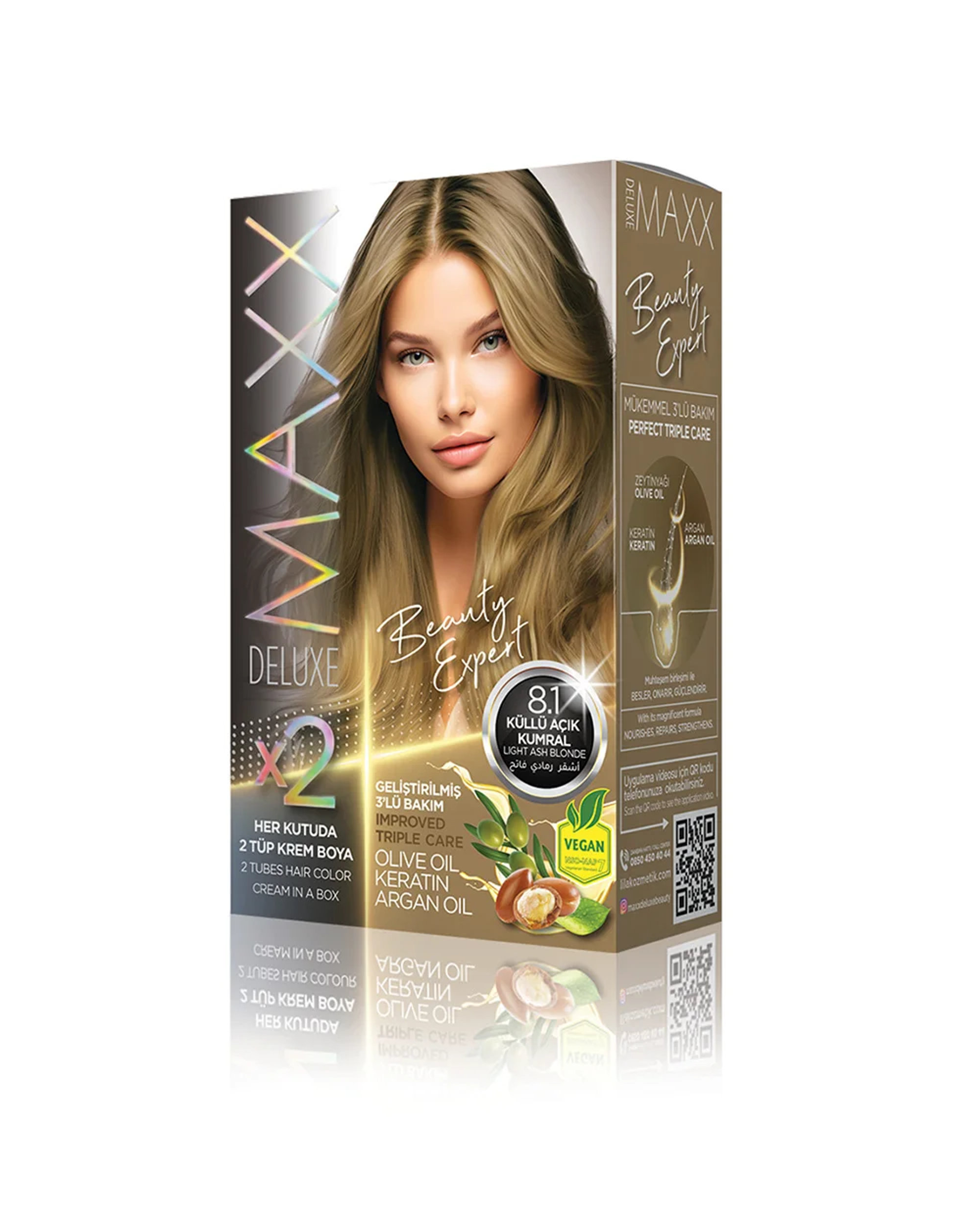 MAXX DELUXE BEAUTY EXPERT თმის სარებავი