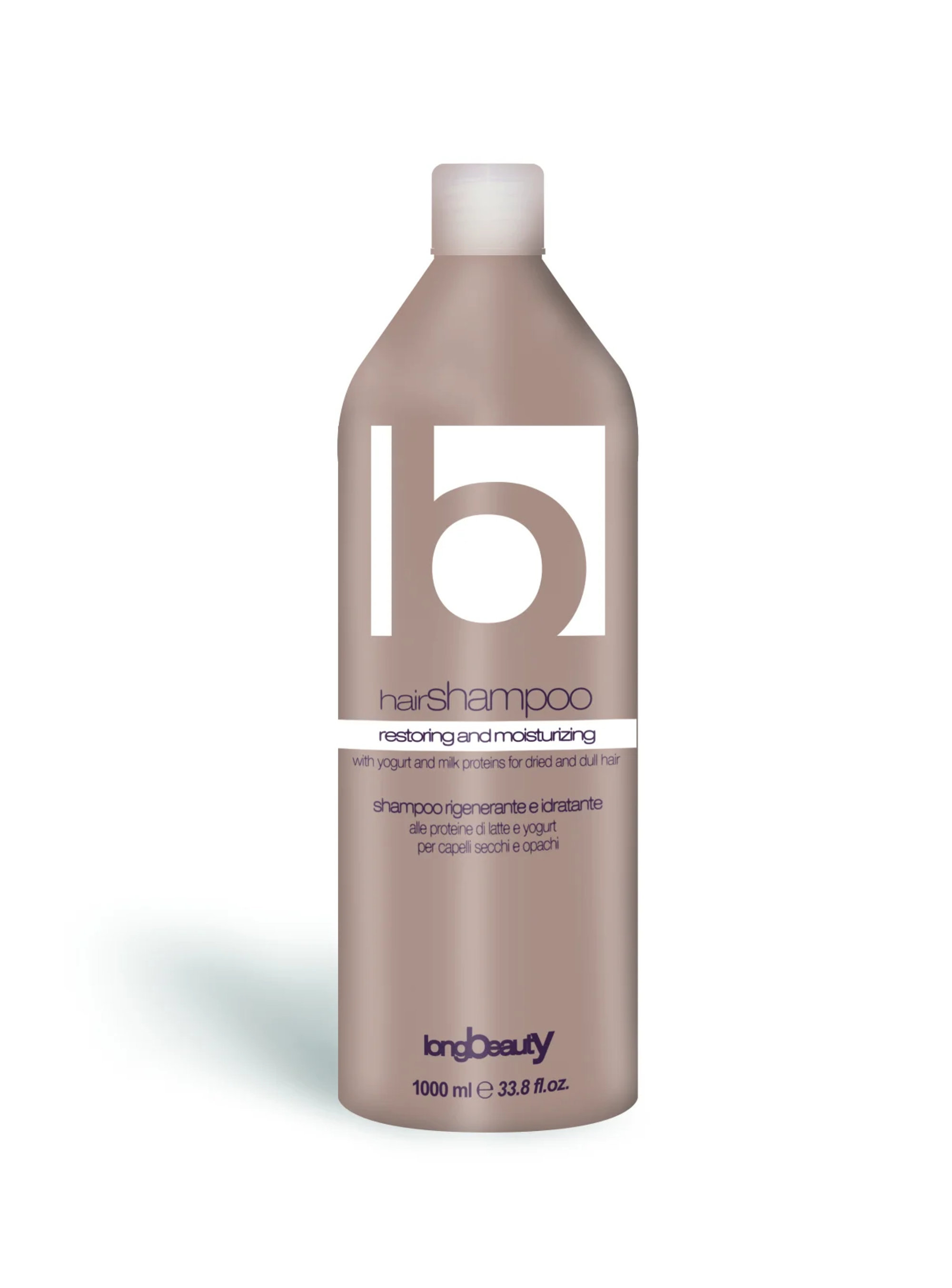 BEAUTY Evolution Milk Shampoo  თმის აღმდგენ დამატენიენებელი შამპუნი რძის ცილებით 1000 მლ