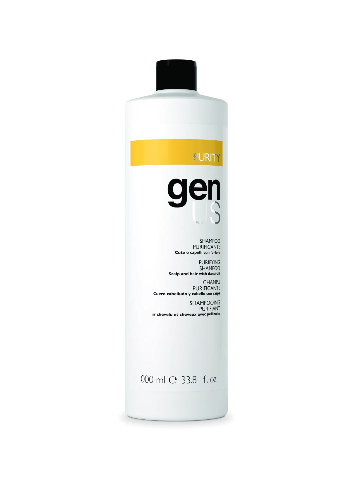 GENUS Purifying Shampoo ქერტლის საწინაღმდეგო შამპუნი 1000 მლ / 300 მლ