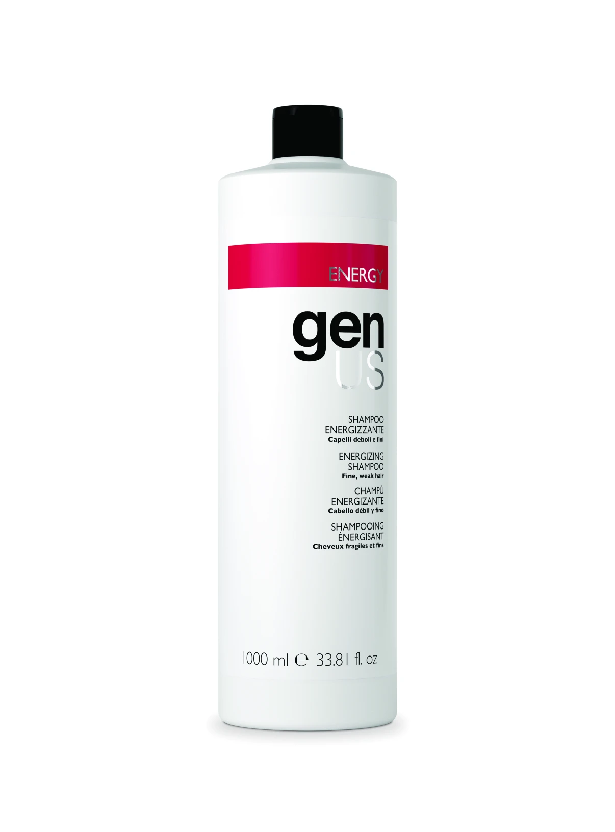 GENUS Energy Energizing Shampoo თმის შამპუნი ენერჯი სუსტი და თხელი თმისთვის 1000 მლ / 300 მლ