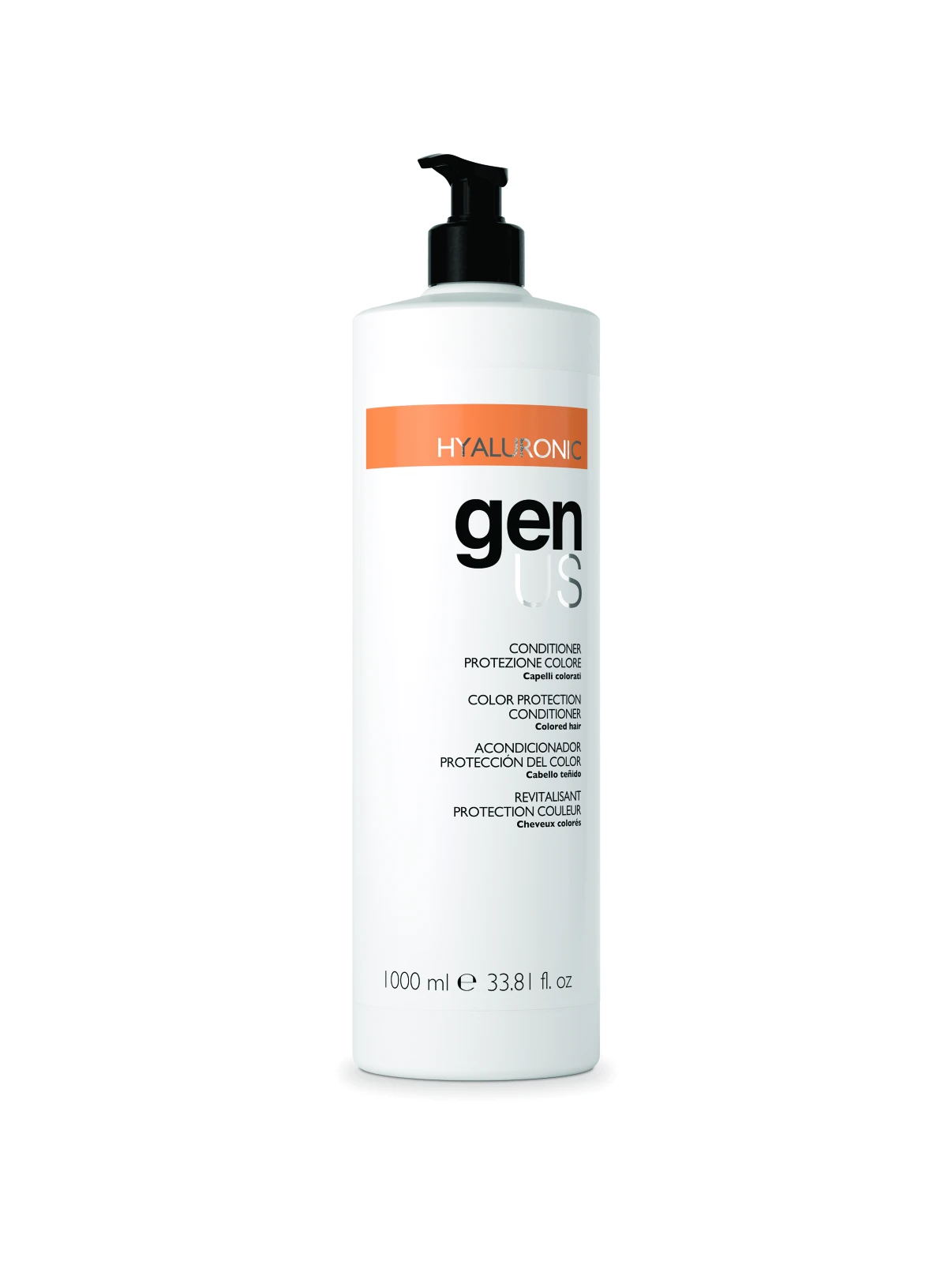 GENUS Hyaluronic Color Protection Conditioner შეღებილი თმის კონდიციონერი 1000 მლ / 300 მლ