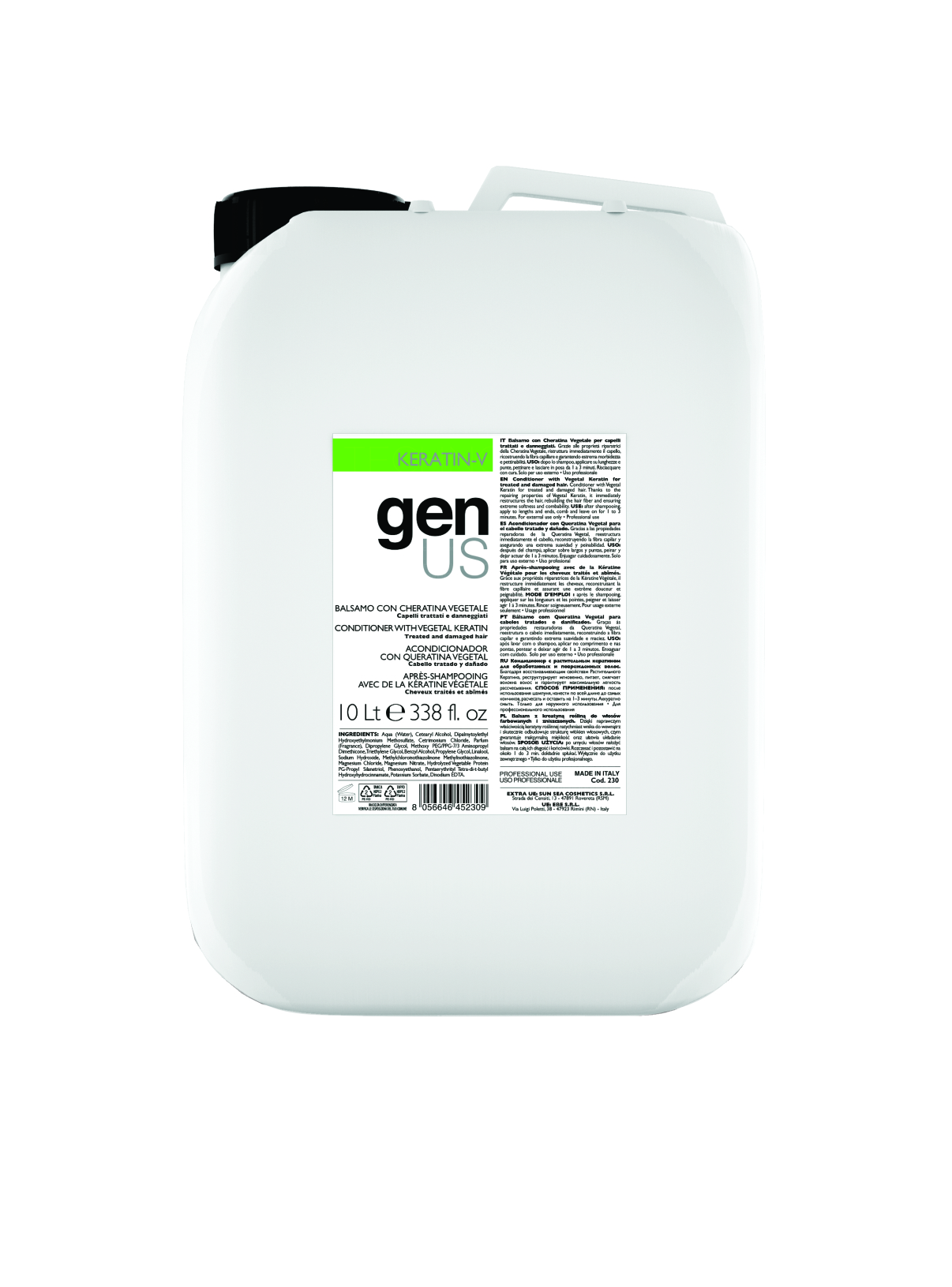 GENUS VEGETABLE თმის ბალზამი 10 ლტ