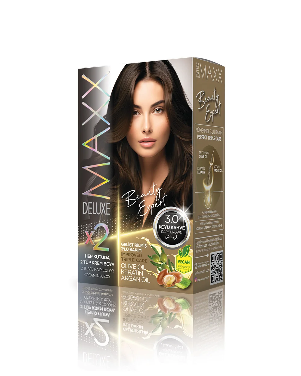 MAXX DELUXE BEAUTY EXPERT თმის სარებავი