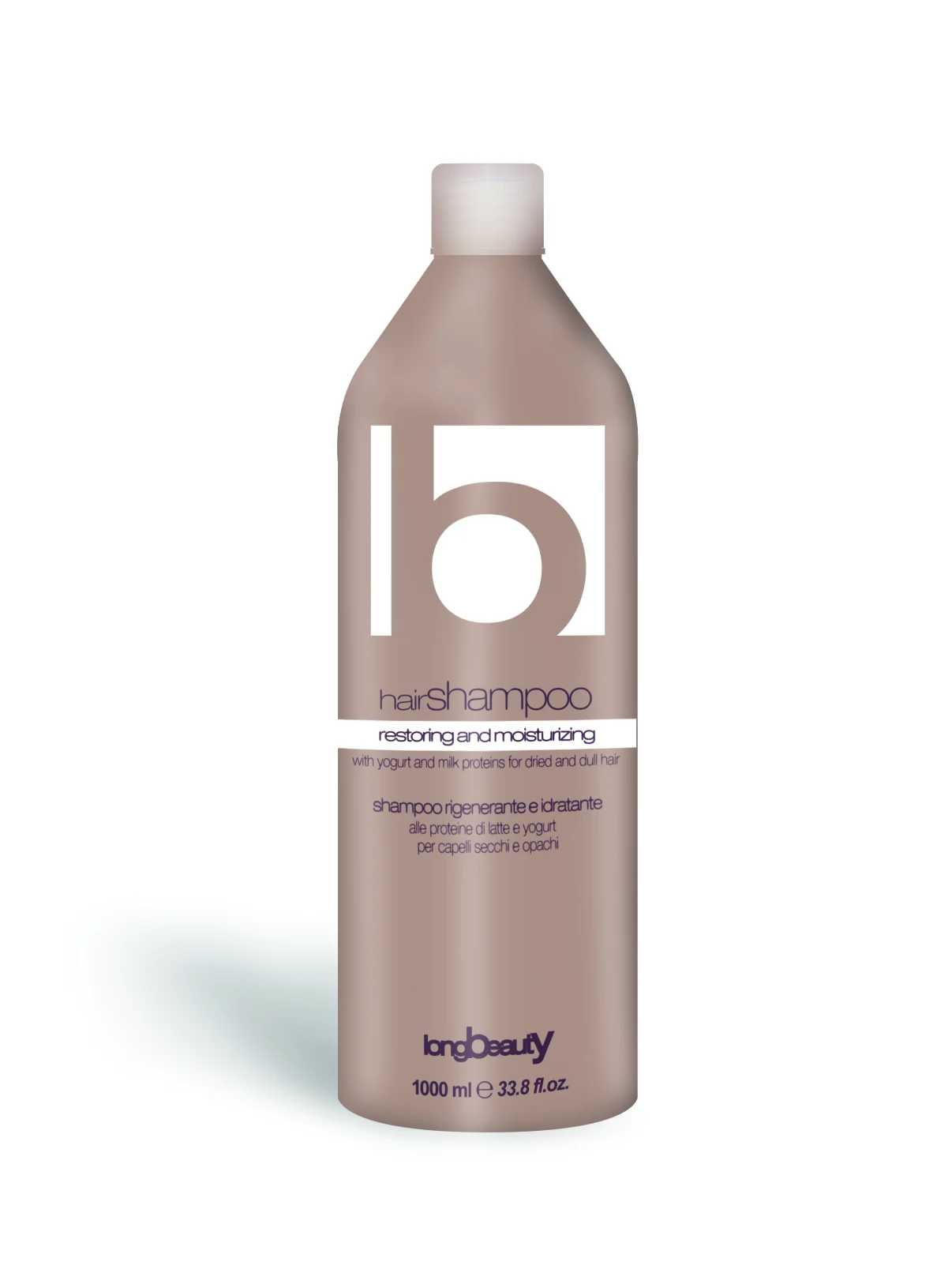 BEAUTY Evolution Milk Shampoo  თმის აღმდგენ დამატენიენებელი შამპუნი რძის ცილებით 1000 მლ