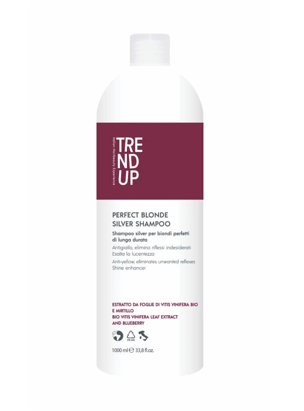 TREND UP Perfect Blonde Shampoo  სიყვითლის საწინაღმდეგო შამპუნი 1000 მლ