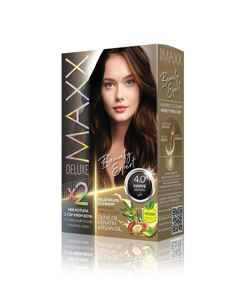 MAXX DELUXE BEAUTY EXPERT თმის სარებავი